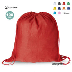 Mochilas de algodón de colores