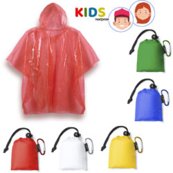 Poncho impermeable infantil