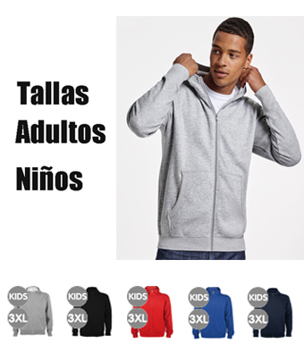 Sudaderas con cremallera y capucha