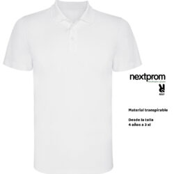 Polos transpirables blancos baratos ¨adultos y niños¨