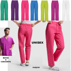 Pantalones sanitarios de colores unisex