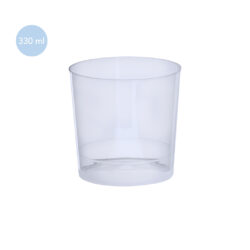 Vasos de plástico reutilizables baratos 330 ml