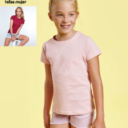 Camisetas de algodón tallas niñas