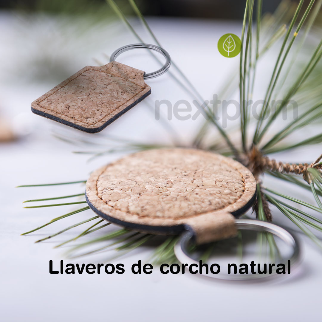 Llaveros de corcho