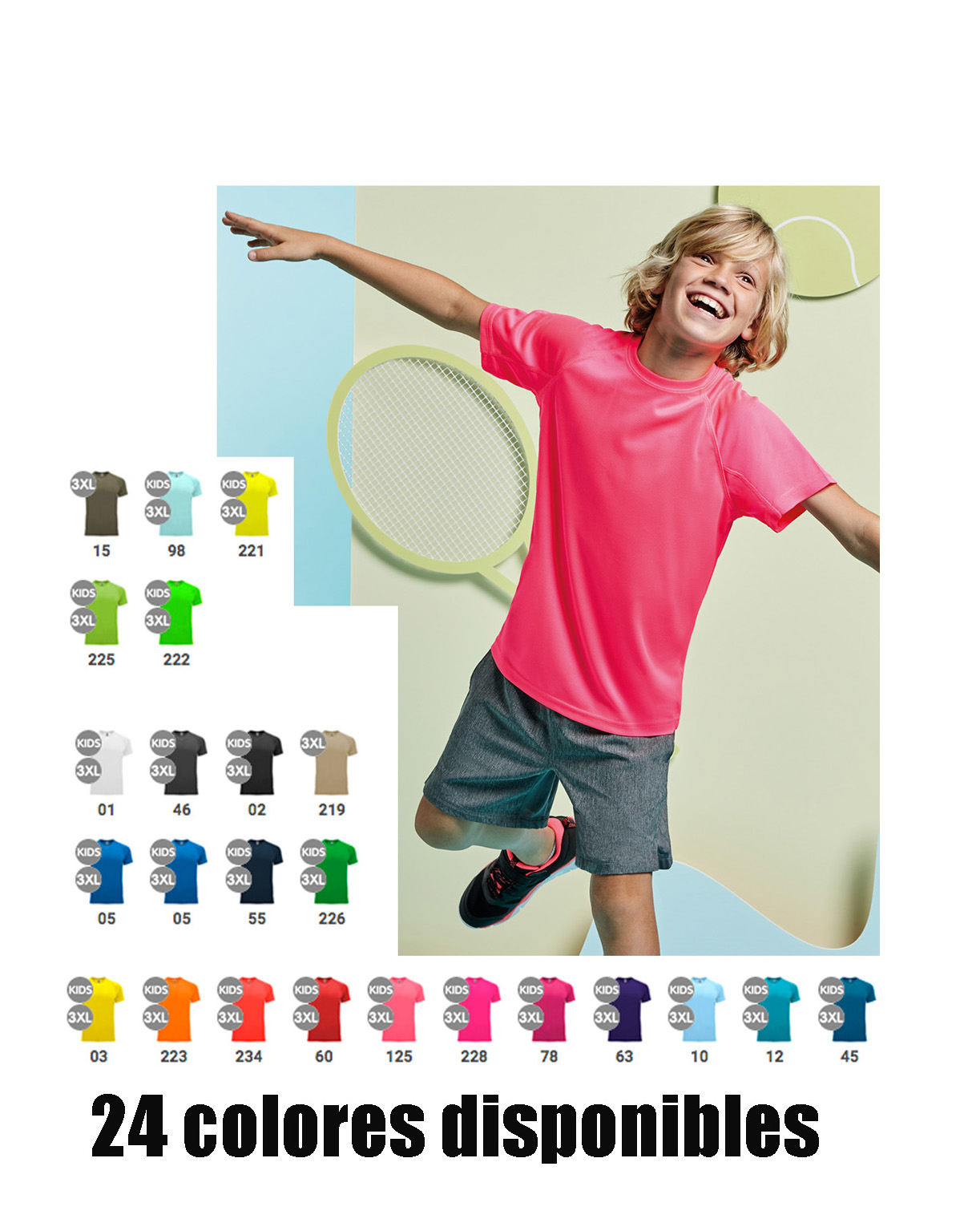 camisetas-transpirables-para-niños