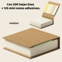 Portanotas con tapas de cartón