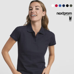 Polos piqué manga corta mujer