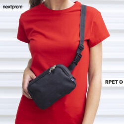 Bandolera de tela negra