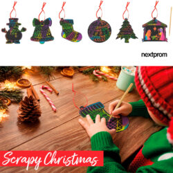 Dibujos navidad para rascar