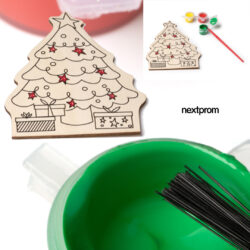 Arbol de navidad con acuarelas