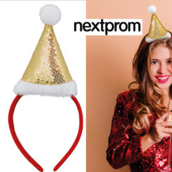 Diadema gorro navidad