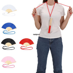 Abanicos con cordón para colgar