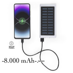 Batería externa con carga solar