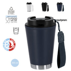 Vasos térmicos con correa transporte