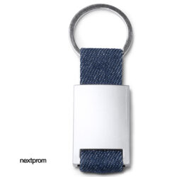 Llaveros personalizables de tela tejana