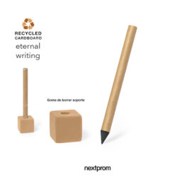Lápiz eterno con goma de borrar