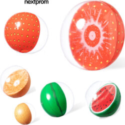 Pelotas de playa frutas