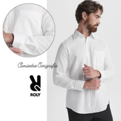 Camisas blancas con bolsillo  marca Roly